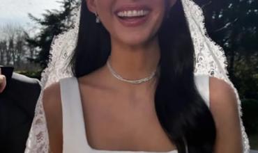Juanita Tinelli deslumbra vestida de novia y Marcelo Tinelli se emociona profundamente