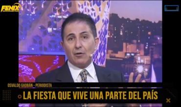 Osvaldo Gadban en Fénix: “Mientras millones sufren, una minoría celebra una fiesta libertaria”