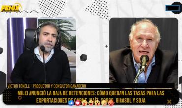 Víctor Tonelli sobre los anuncios del presidente Milei: “Al productor agrícola le fue muy bien, y el ganadero se quedó con gusto a poco”