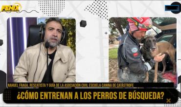 Nahuel Fraga: “No hay herramienta más eficaz que la nariz de un perro para la búsqueda de personas”