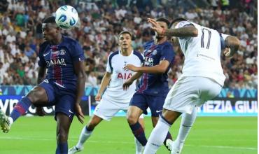 Cuti Romero anotó para Tottenham, pero PSG lo empató, se impuso en los penales y es supercampeón europeo