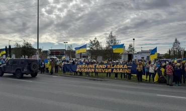 Alaska: manifestaciones de partidarios de Ucrania