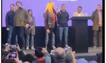 Karina Milei apareció en una acto de campaña tras la difusión de los audios: “Estamos dispuestos a dar la batalla para que no nos roben más”