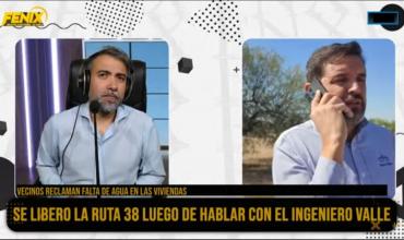 Liberaron la Ruta 38 tras acuerdo entre vecinos y Aguas Riojanas