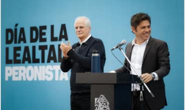 Día de la Lealtad: Axel Kicillof, con acto propio, fue al hueso contra Javier Milei