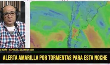 Sergio Morán: “La alerta amarilla por tormentas incluye a Capital, Arauco, Castro Barros y Sanagasta”