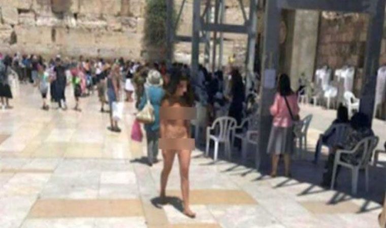 Israel: una mujer se desnudó frente al Muro de los Lamentos