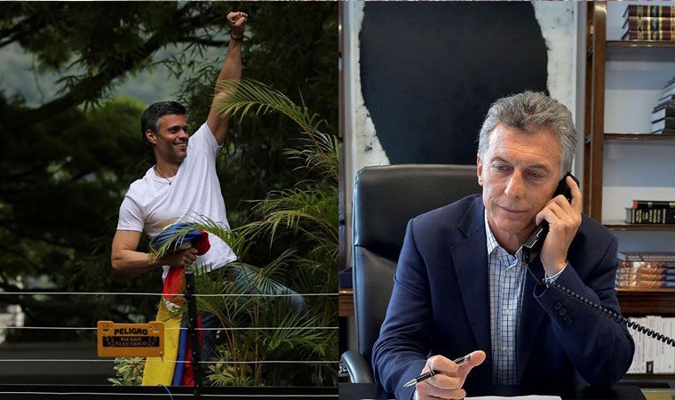 Leopoldo López llamó a Mauricio Macri