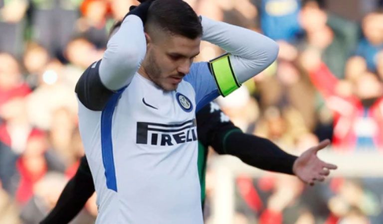 Icardi y el Inter se caen a pedazos Icardi y el Inter se caen a pedazos