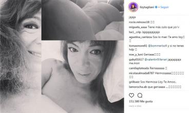 Las selfies hot de Lizy Tagliani al estilo Jimena Barón