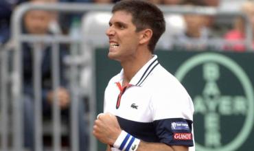 Delbonis: "La gente me recuerda porque gané el quinto punto de la Copa Davis"