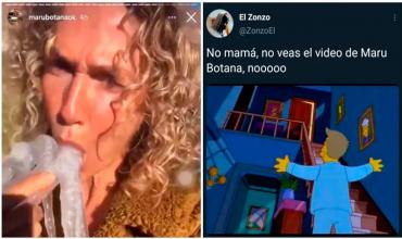 Maru Botana subió un video chupando hielo y estallaron los memes