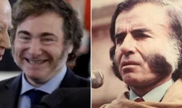 El curioso look de Milei en el G7 que despertó las comparaciones con Menem