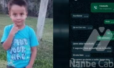 Grave: extorsionaron por WhatsApp al hermano de Loan Peña