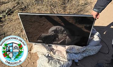 Recuperan un televisor robado en Sañogasta tras un rápido operativo policial