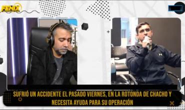 Juan Pablo Romero, embestido en la rotonda El Chacho: “Me rompiste la moto y es con lo que le doy de comer a mi familia”