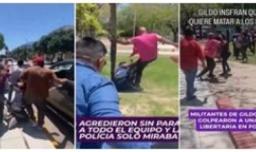 Militantes de Insfrán agredieron a seguidores libertarios en una pelea en el cierre de campaña en Formosa