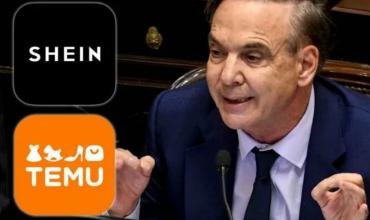 Pichetto presenta un proyecto para arancelar a Shein, Temu y otras plataformas