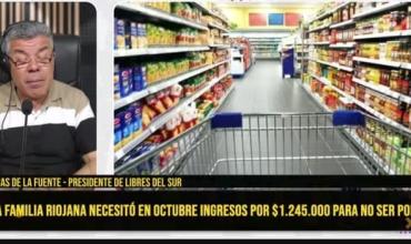  Lucas De La Fuente reveló el valor de la canasta básica en La Rioja: “La canasta básica total nos arrojó un valor de 1.246.000 pesos aproximadamente”