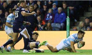 Tremenda remontada de Los Pumas para ganarle a Escocia en Edimburgo