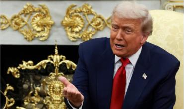 “Callate cerdita”: el polémico comentario de Trump a una periodista que le preguntó sobre el caso Epstein