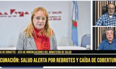 Vacunación: Salud alerta por rebrotes y la caída de coberturas en niños