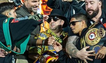 Máxima tensión: el Puma Martínez y Bam Rodríguez se cruzaron con empujones y amenazas antes de la pelea