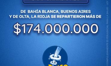 Un riojano se llevó más de $24 millones en el millonario sorteo del Brinco