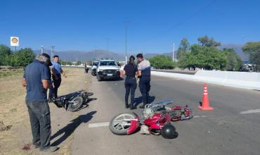 Accidente entre dos motos en Ruta 5