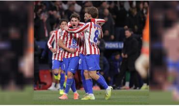 Atlético de Madrid le ganó sobre la hora al Inter en Champions League