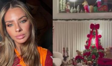 La China Suárez sorprendió a sus hijos con una increíble decoración navideña en su casa de Turquía