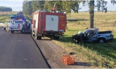Uruguay: murió un argentino en un choque contra un camión en Soriano