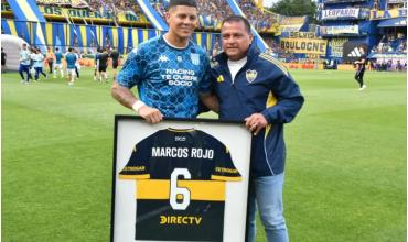 Aplausos, silbidos y homenaje: así fue el regreso de Marcos Rojo a la Bombonera