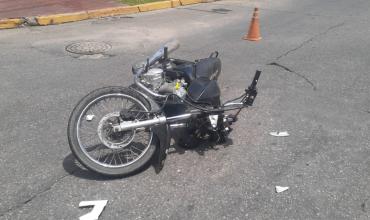 Colisión entre dos motocicletas dejó una mujer herida sin necesidad de traslado
