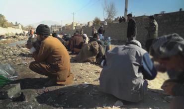 La policía afgana detuvo a 126 drogadictos