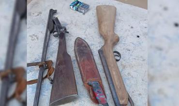 Un hombre fue detenido tras amenazar a efectivos con una escopeta en la Ruta 25