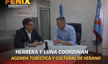 Ricardo Herrera y Gustavo Luna coordinaron la agenda turistica y cultural del verano riojano 