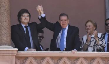 Milei afirma que Edmundo González Urrutia debe asumir la Presidencia de Venezuela tras la captura de Maduro