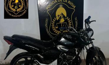Recuperaron una motocicleta denunciada como robada