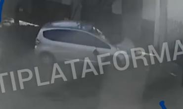 LA NOVIA DE IÑAKI GUTIÉRREZ MANEJABA BORRACHA, SIN REGISTRO Y TERMINÓ CONTRA UN PALO