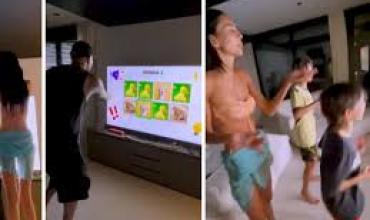 El divertido reto de Marcelo Tinelli junto a sus hijos Juana y Lolo: “La gastada que me comí”