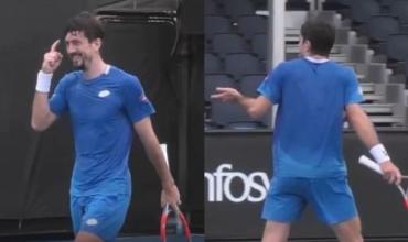 Papelón viral en el Abierto de Australia: un tenista celebró el triunfo antes de tiempo y terminó eliminado