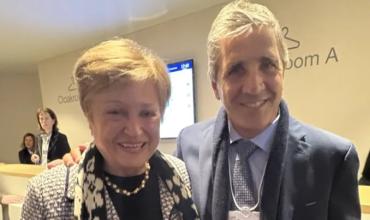 Kristalina Georgieva se reunió con Luis Caputo y elogió al Gobierno por el plan económico y la acumulación de reservas