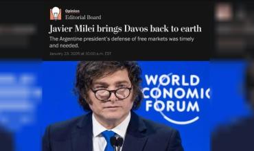 Fuerte respaldo del Washington Post a Javier Milei: "Su defensa del libre mercado fue oportuna y necesaria"