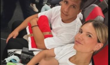 Eva Bargiela y Gianluca Simeone viajaron por primera vez con su hijo Faustino: la emotiva sorpresa