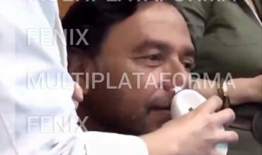 SAÉNZ DIO EL EJEMPLO: SE HIZO UNA RINOSCOPIA EN VIVO EN CASA DE GOBIERNO