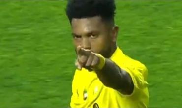 Mientras River sufre la falta de gol de sus delanteros, Borja convirtió en su debut en Emiratos Árabes