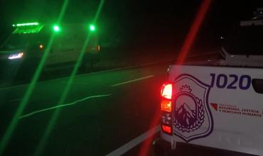 Ambulancia sufrió inconvenientes en Ruta 38 durante un traslado sanitario