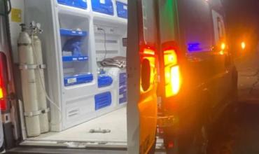 Chepes: una ambulancia realizaba el traslado de una bebé con problemas respiratorios y un adulto grave que falleció en el camino
