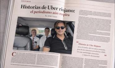 Destacan al comunicador Esteban Gianello por su innovador formato “Historias de Uber Riojano”